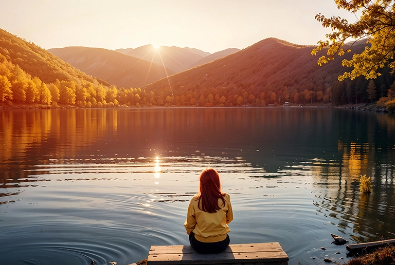 If you seek God, be still like a lake